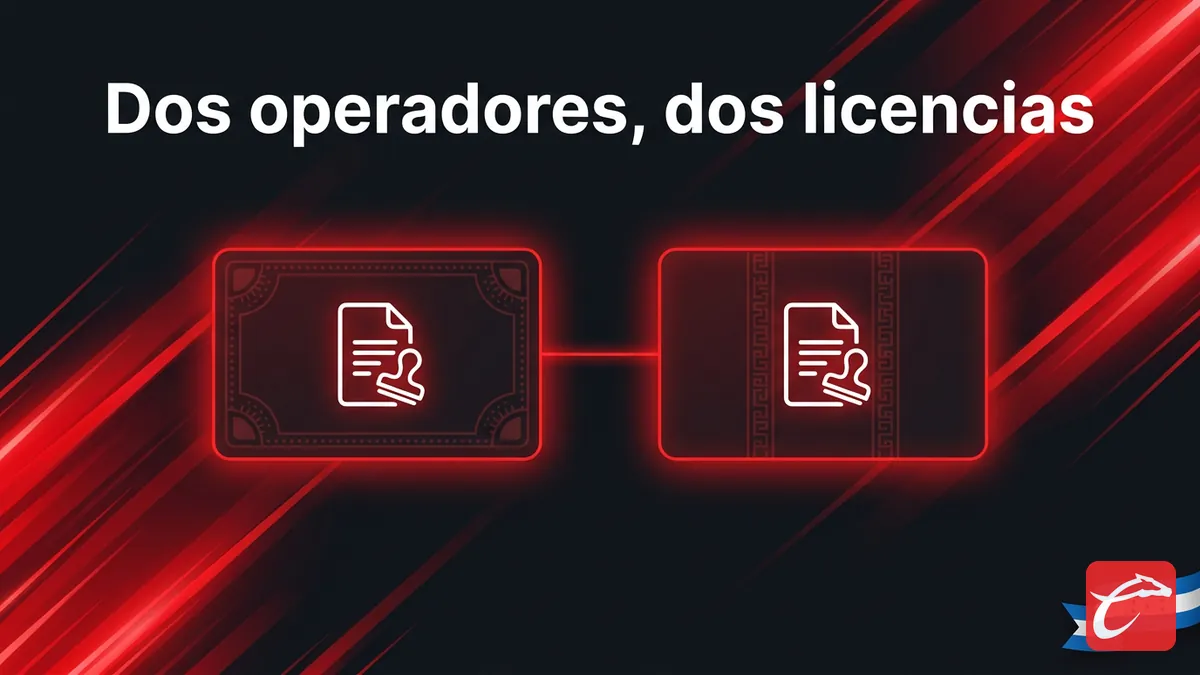 Comparación visual de los dos operadores legales de Caliente, uno en México y otro en Perú