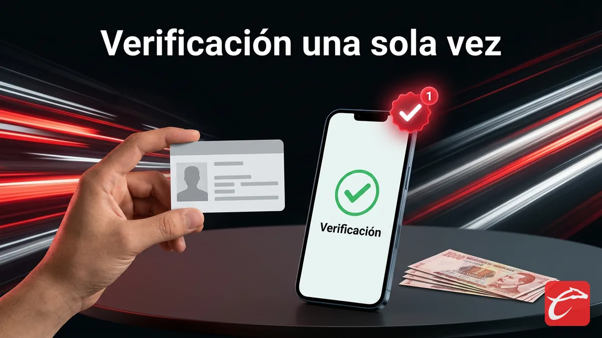 Verificación de identidad para el primer retiro en Caliente desde Honduras, con billetes de lempiras